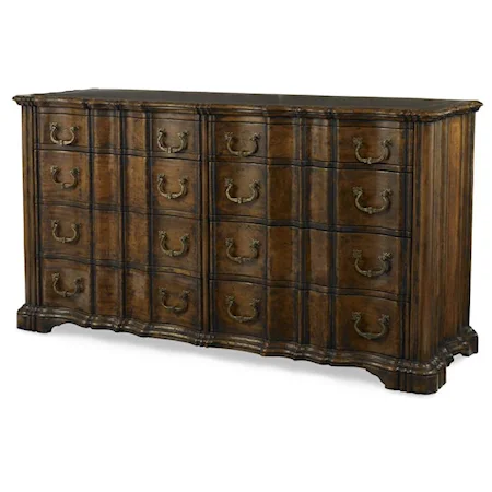 Eight Drawer Anselmo Double Dresser